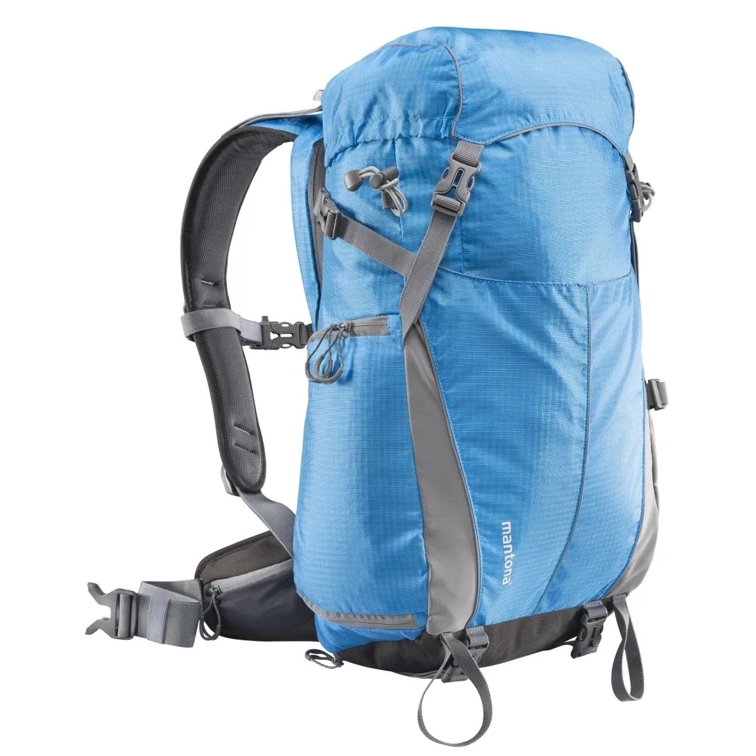 Mantona Elements Outdoor Rucksack Blau Fotorucksack Kamerarucksack Kameratasche