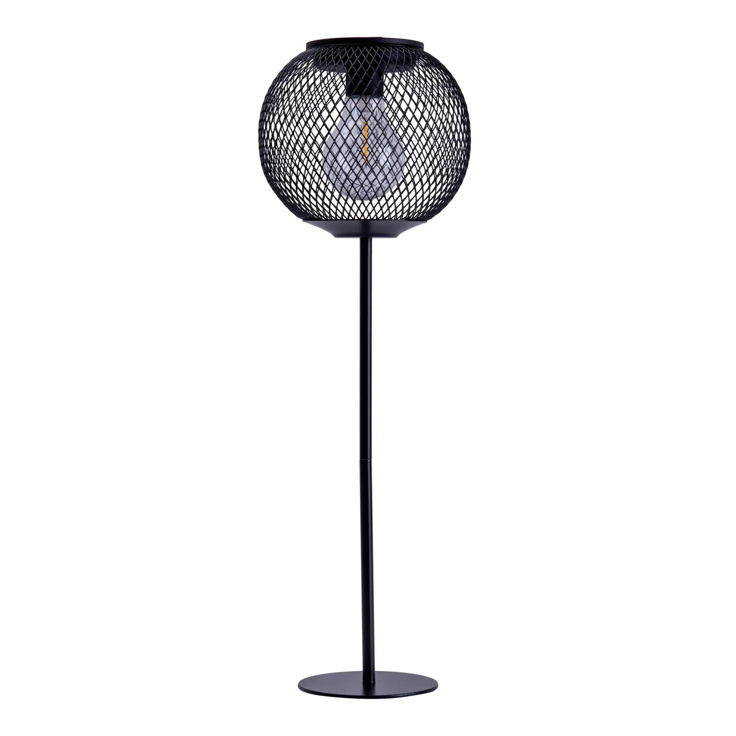 Näve LED-Solarleuchte Geli Schwarz Ø 15,5 cm x 46,5 cm