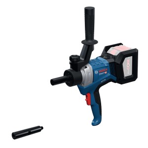 Bosch Professional GRW 18V-120 Solo Rührwerk mit Akku und verstellbarem Handgriff.