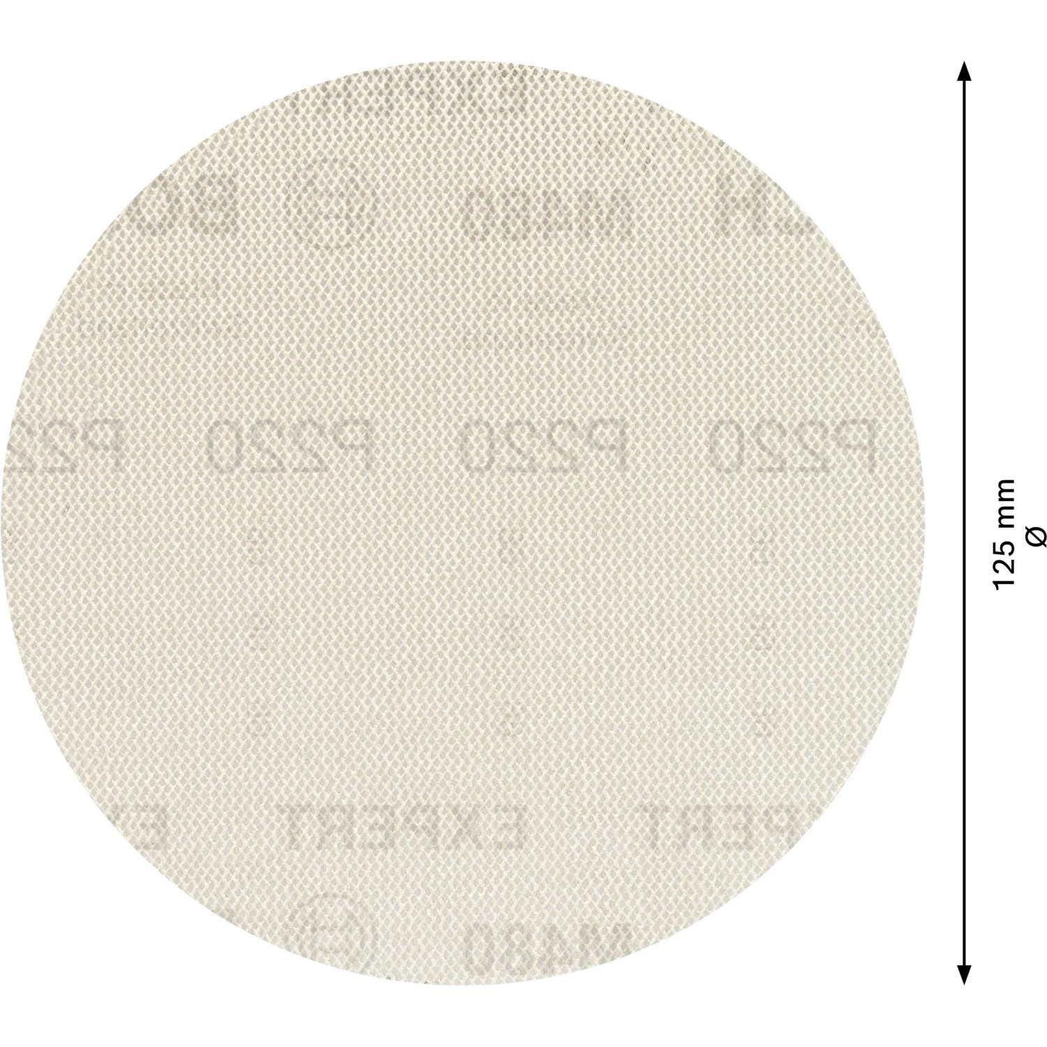 Bosch Expert M480 Netzschleifblatt Ø125mm, K220, 5 Stück für Exzenterschleifer.
