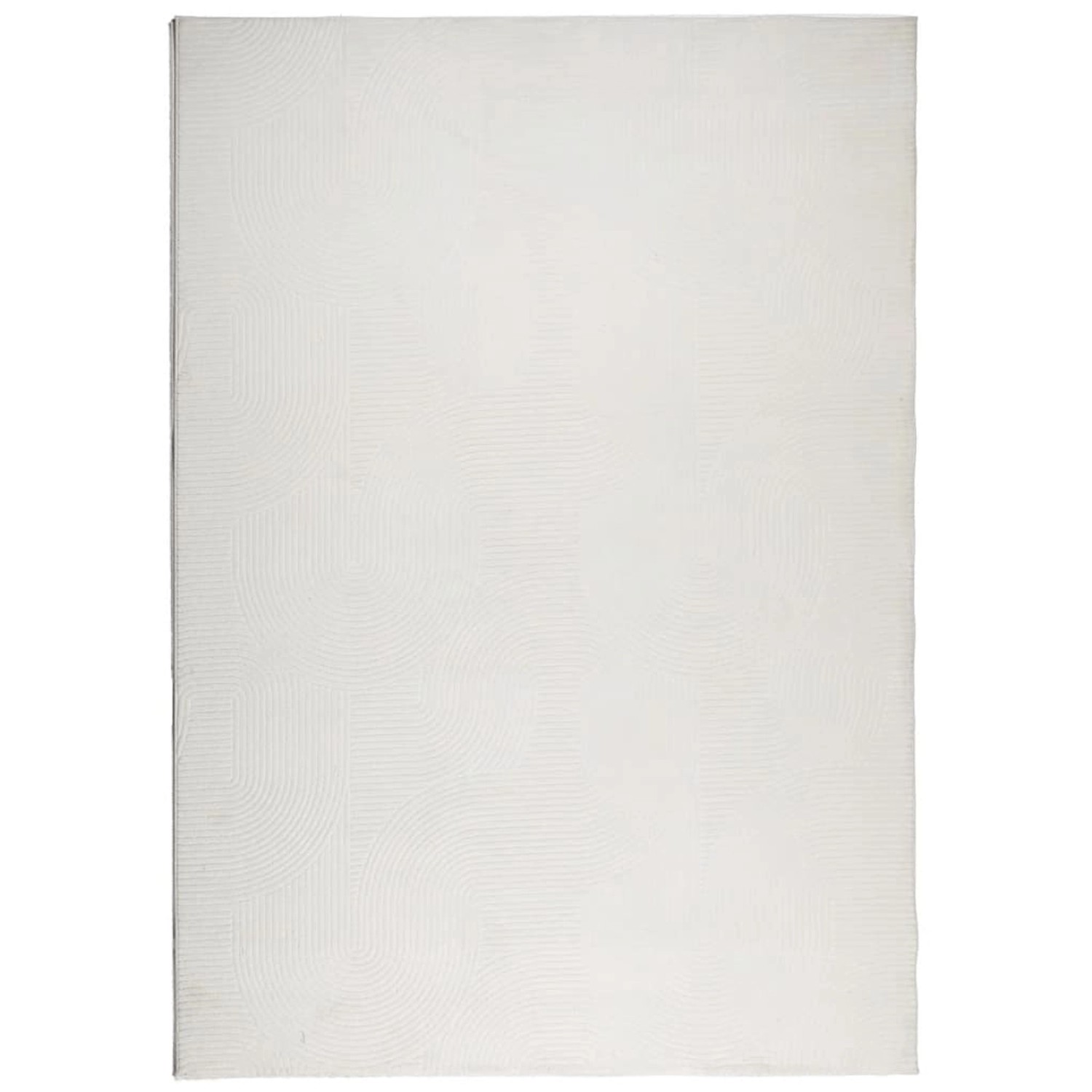 vidaXL Teppich Iza Kurzflor Skandinavischer Look Creme 160x230 Cm 1947364 günstig online kaufen
