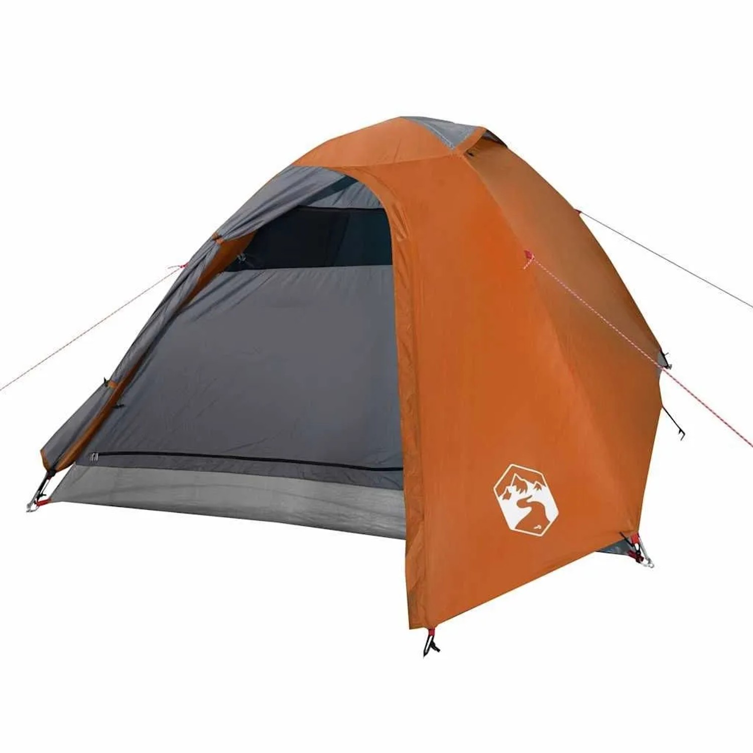 vidaXL Kuppel-Campingzelt 3 Personen Orange Wasserdicht 94333 günstig online kaufen