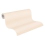 Rolle PROFHOME Vliestapete 379536-GU, Uni, matt beige-creme, leicht strukturiert.
