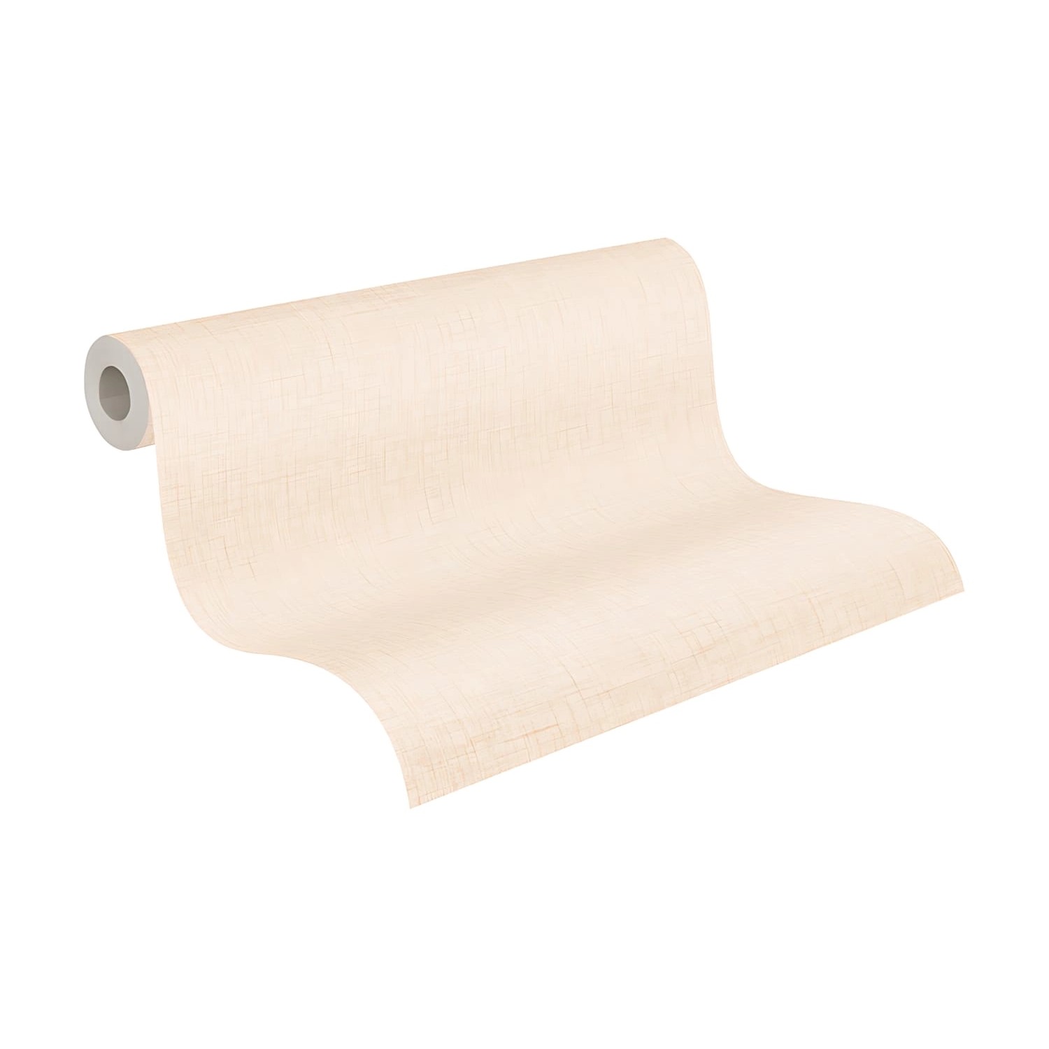 Rolle PROFHOME Vliestapete 379536-GU, Uni, matt beige-creme, leicht strukturiert.