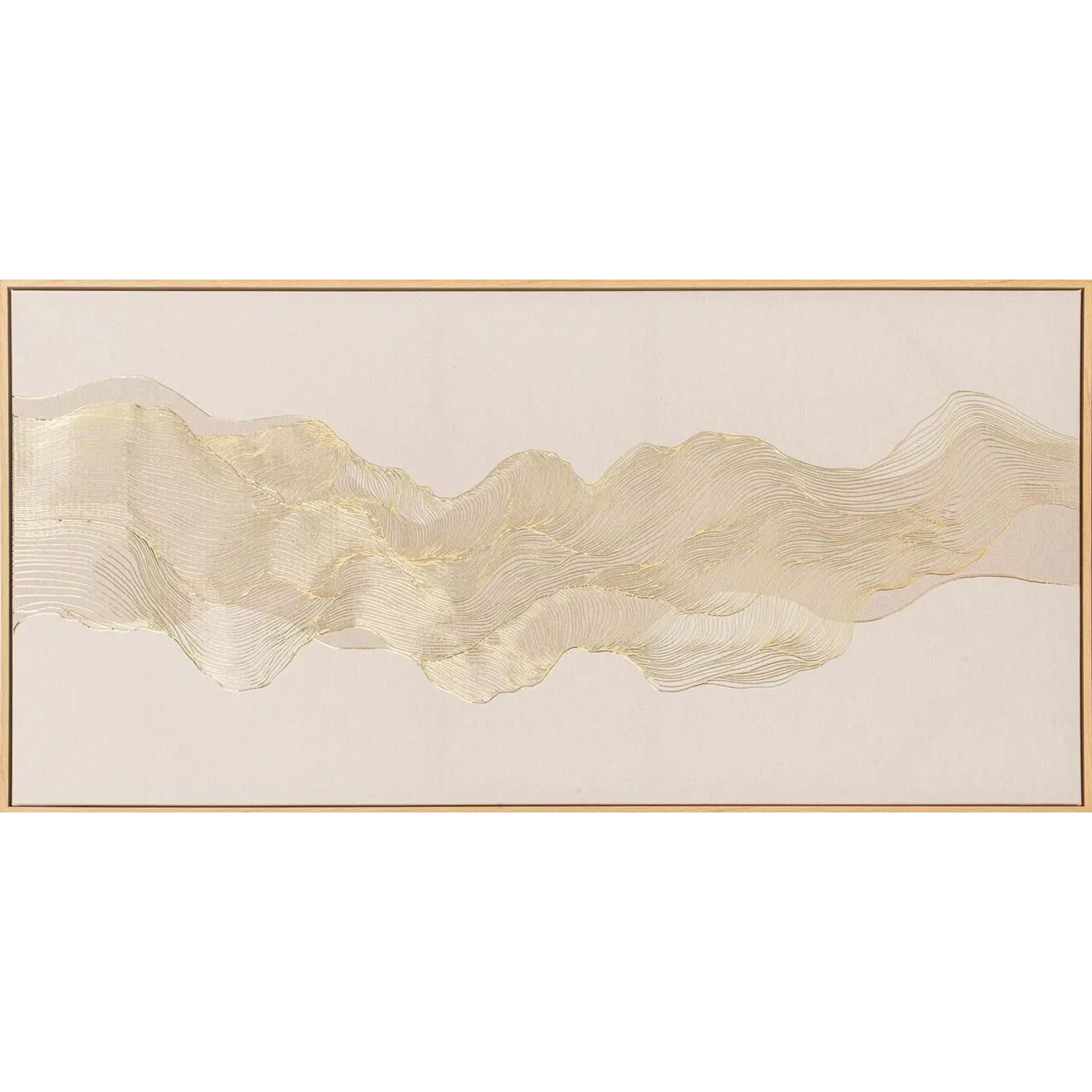 Art Universe Leinwandbild Golden Dune 60 x 120 cm