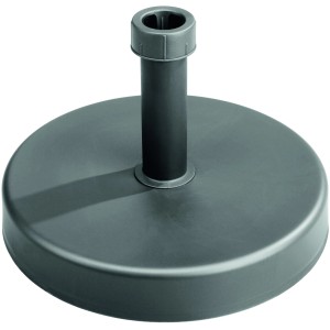 Anthrazitfarbener Schneider Betonständer, ca. 30 kg, für Sonnenschirme bis Ø 250 cm.