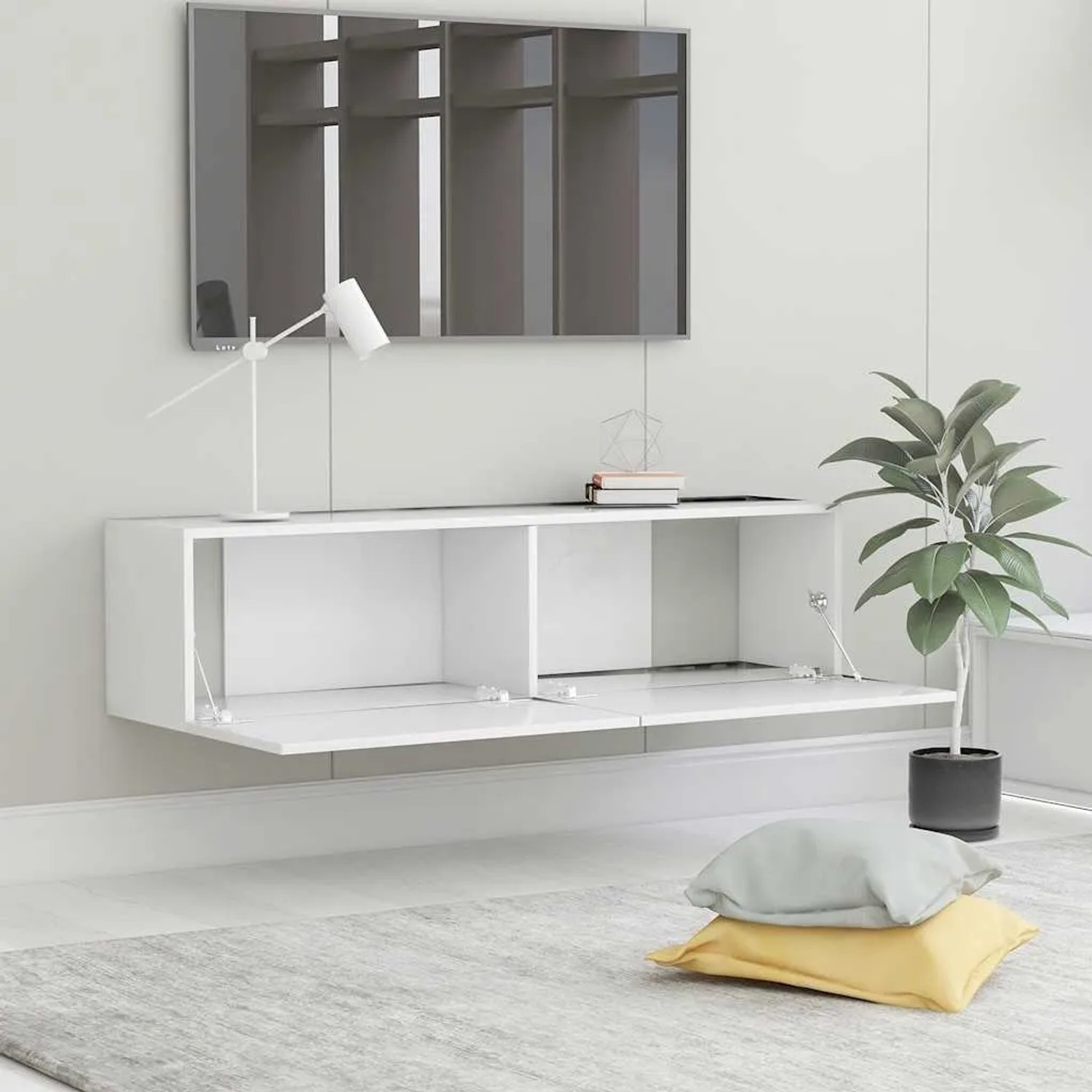 vidaXL TV-Schrank Weiß 120x30x30 cm Holzwerkstoff 801490_4
