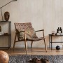 Beige Wandverkleidung mit Holzoptik, Grosfillex Element, 260x37,5 cm, zur stilvollen Wandgestaltung.