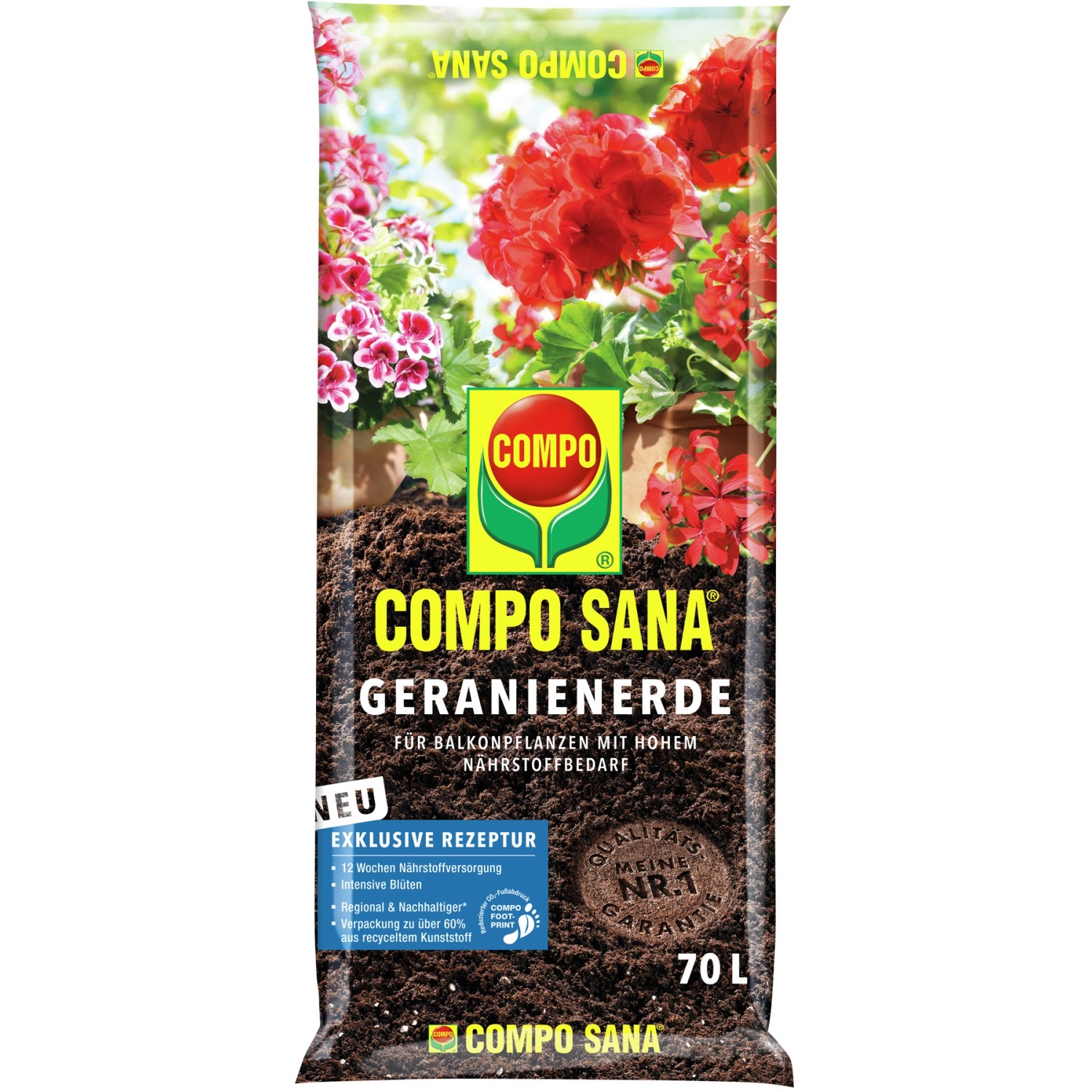 Compo Sana Geranienerde 2.730 l (39 x 70 l) 1 Palette