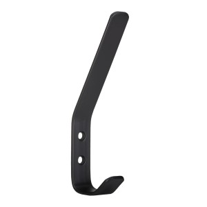 SOTECH Garderobenhaken ALBA Echt Edelstahl Groß Schwarz Matt