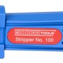WEICON Stripper No. 100, blau/rote Zange zum Abisolieren von Kabeln.