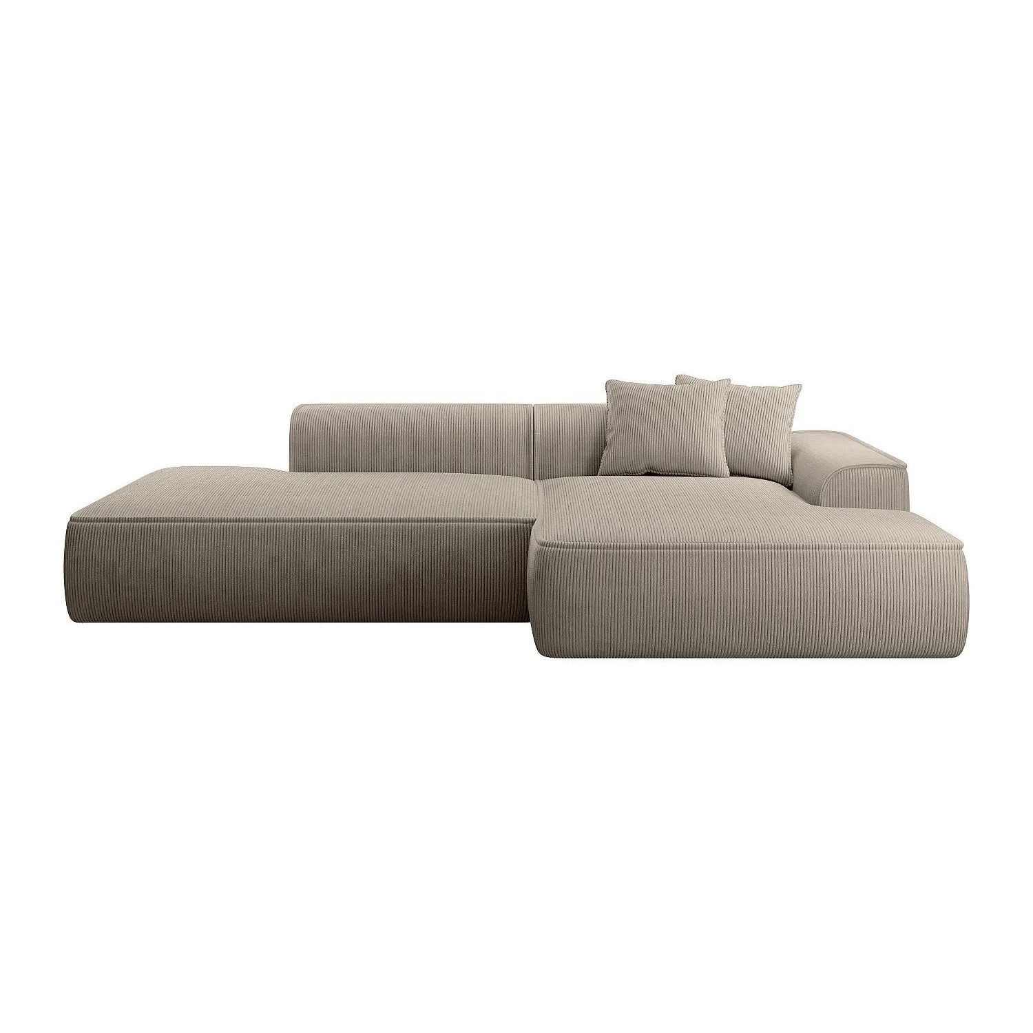 Vente-unique Sofa Ohne Schlafmöglichkeit Erynel Taupe 305 cm