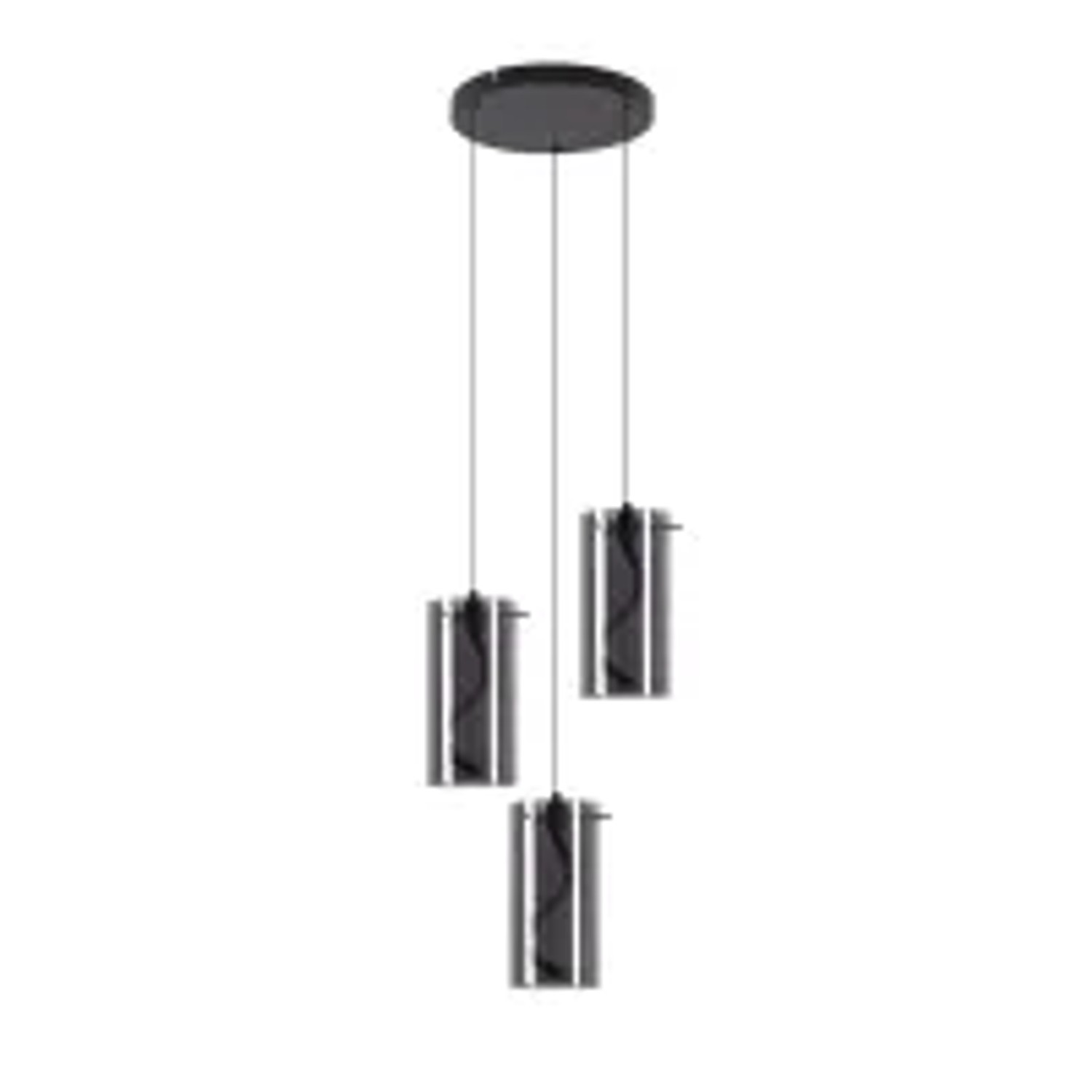 NETTLIFE LED Pendelleuchte aus  L150cm Schwarz 23W
