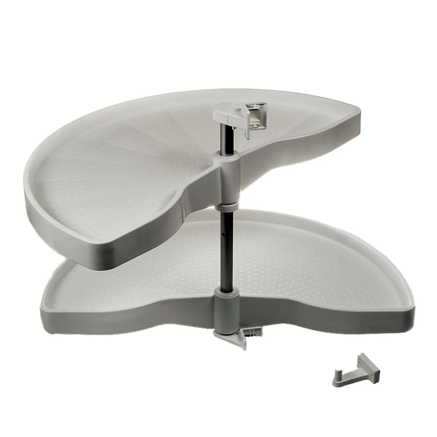 SOTECH Halbkreis Eckschrankbeschlag Grau Drehbodensystem für Eckschränke mi günstig online kaufen