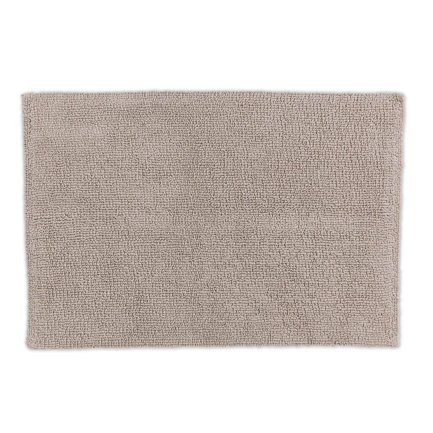Schöner Wohnen Badteppich Bahamas, 67x110 cm, uni beige. Weicher Badvorleger für das Badezimmer.