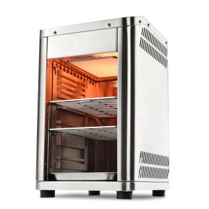 Taino Oberhitzegrill aus Edelstahl, 800 Grad Gas Steakgrill für knusprige Steaks.