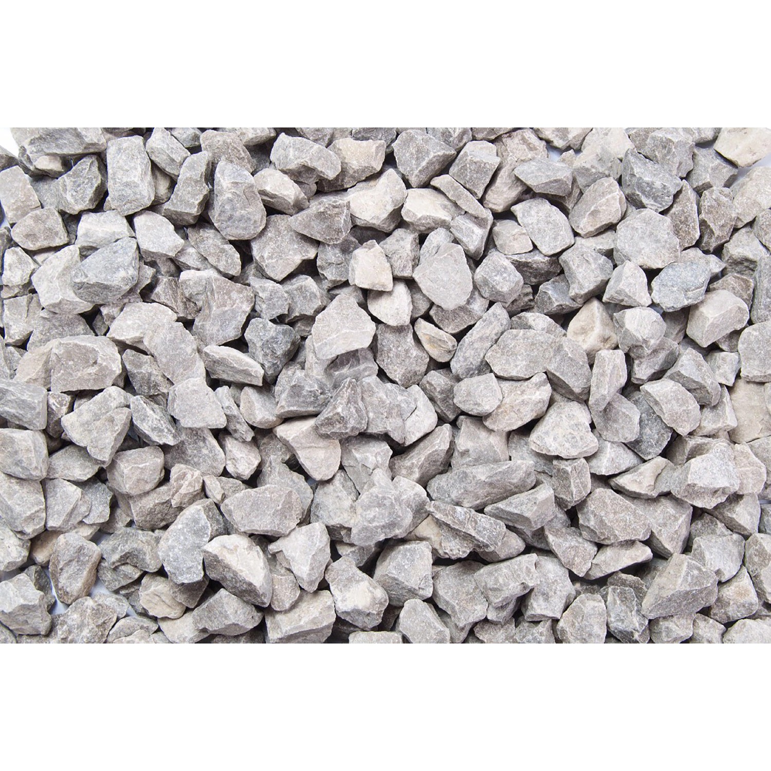 Kalksteinsplitt Mausgrau 16 - 25 mm 1000 kg Big-Bag
