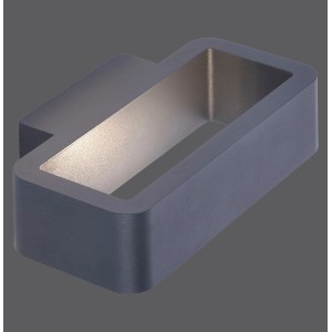 Moderne Paul Neuhaus LED-Wandleuchte Hendrik in Anthrazit für Innen & Außen.