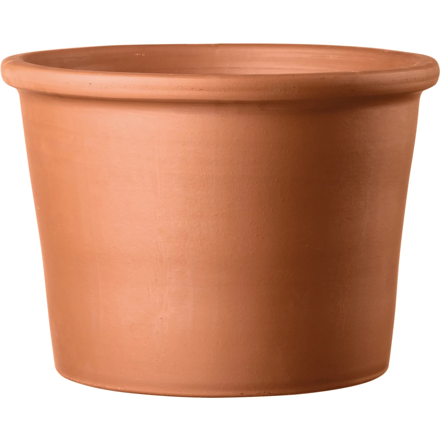 Deroma Zylindertopf Bordato 14 cm Cotto - Ø 14 cm x H. 11 cm