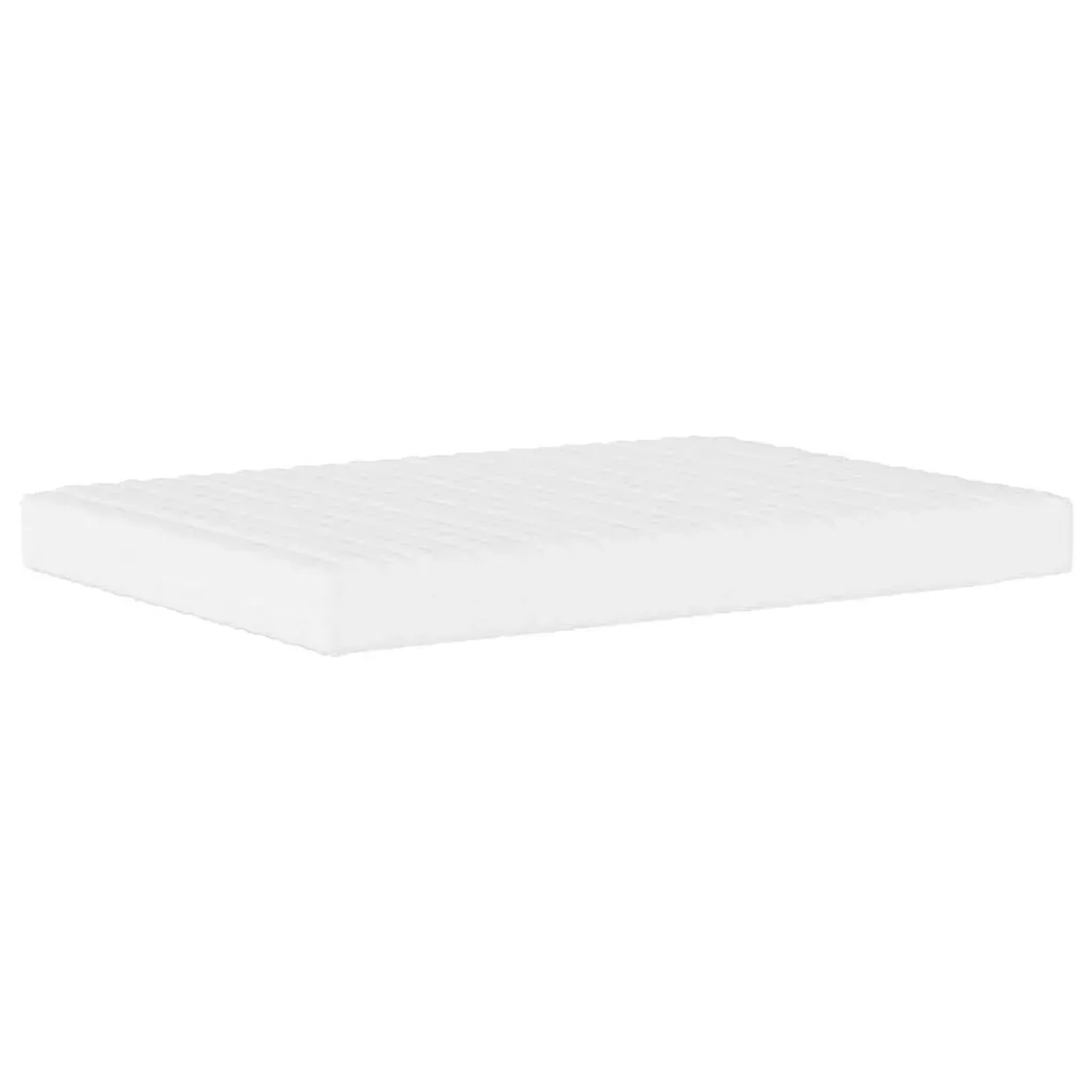 Weiße Schaumstoffmatratze 140x190 cm für vidaXL Bett.