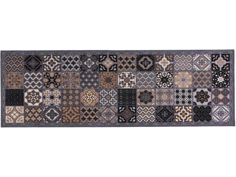 Küchenläufer Patchwork Tiles Grey 50 cm x 150 cm kaufen bei OBI