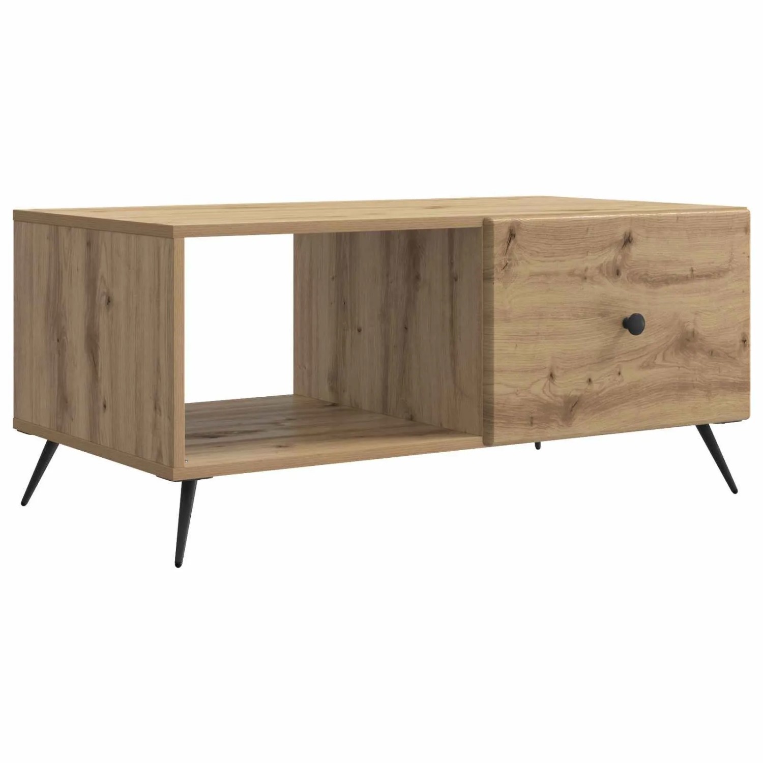 vidaXL Couchtisch Artisan-Eiche 90 x 50 x 40 cm Holzwerkstoff 895654