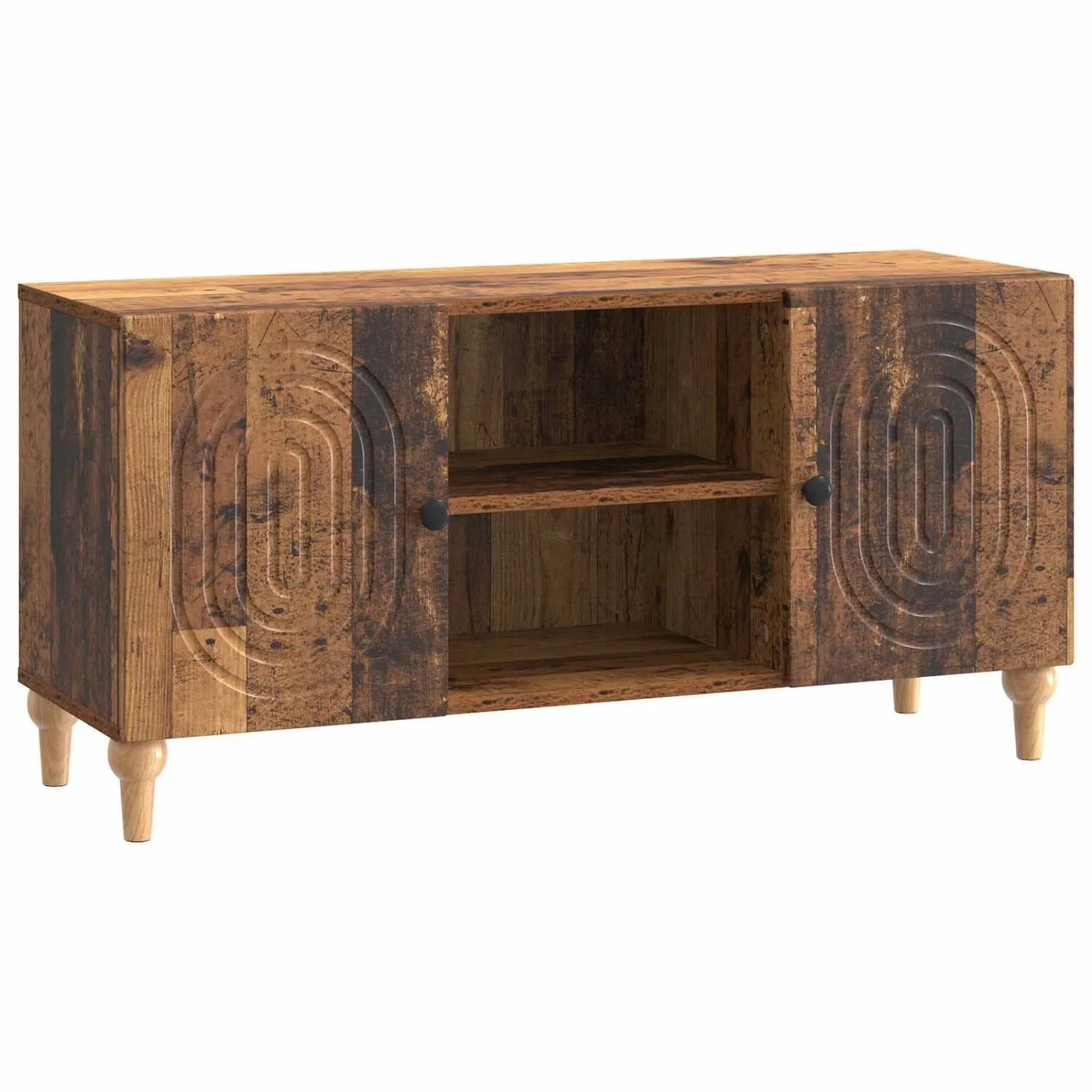 vidaXL TV-Schränk Altholz 102 x 34,5 x 50 cm Holzwerkstoff 894243