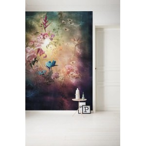 Sanders & Sanders Fototapete Blumen Multicolor, 200x250 cm, florales Design für Wandgestaltung.