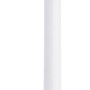 Weiße Solar-LED-Lichtleiste (176 cm) für WPC-Zaunpfosten, Zubehör für Zaunbau & Sichtschutz.