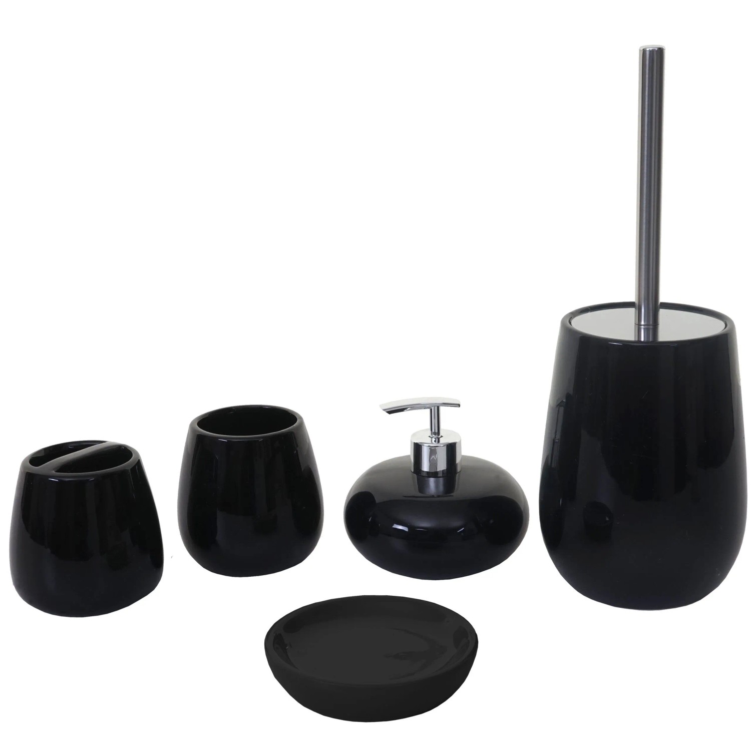 MCW Badset C72 5-teilig Schwarz