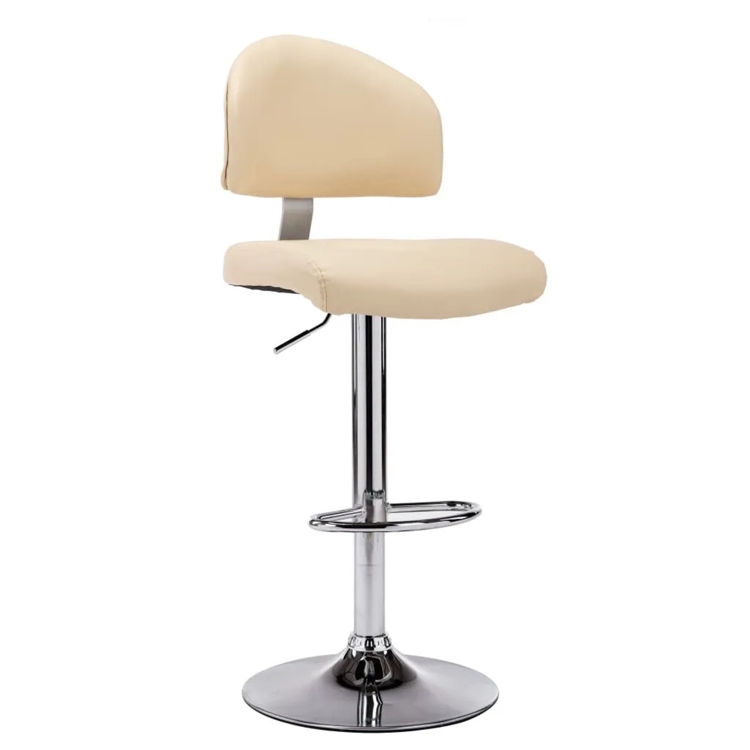 vidaXL Barhocker Cremeweiß Kunstleder 249648
