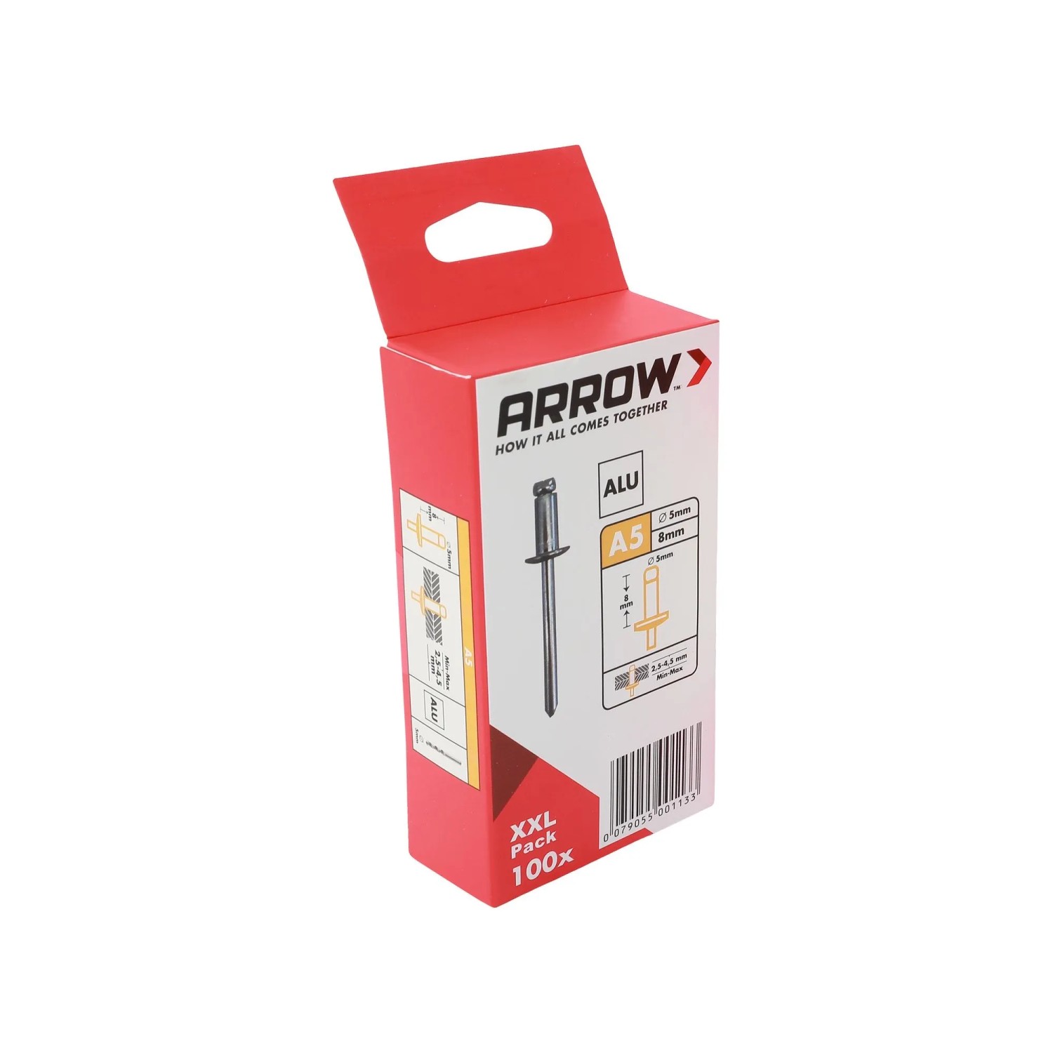 Arrow Blindniete RA Alu Ø 5 mm x 8 mm 100 Stück