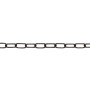 Schwarze Conacord Ringkette aus Stahl, 2 mm Durchmesser, als Meterware.
