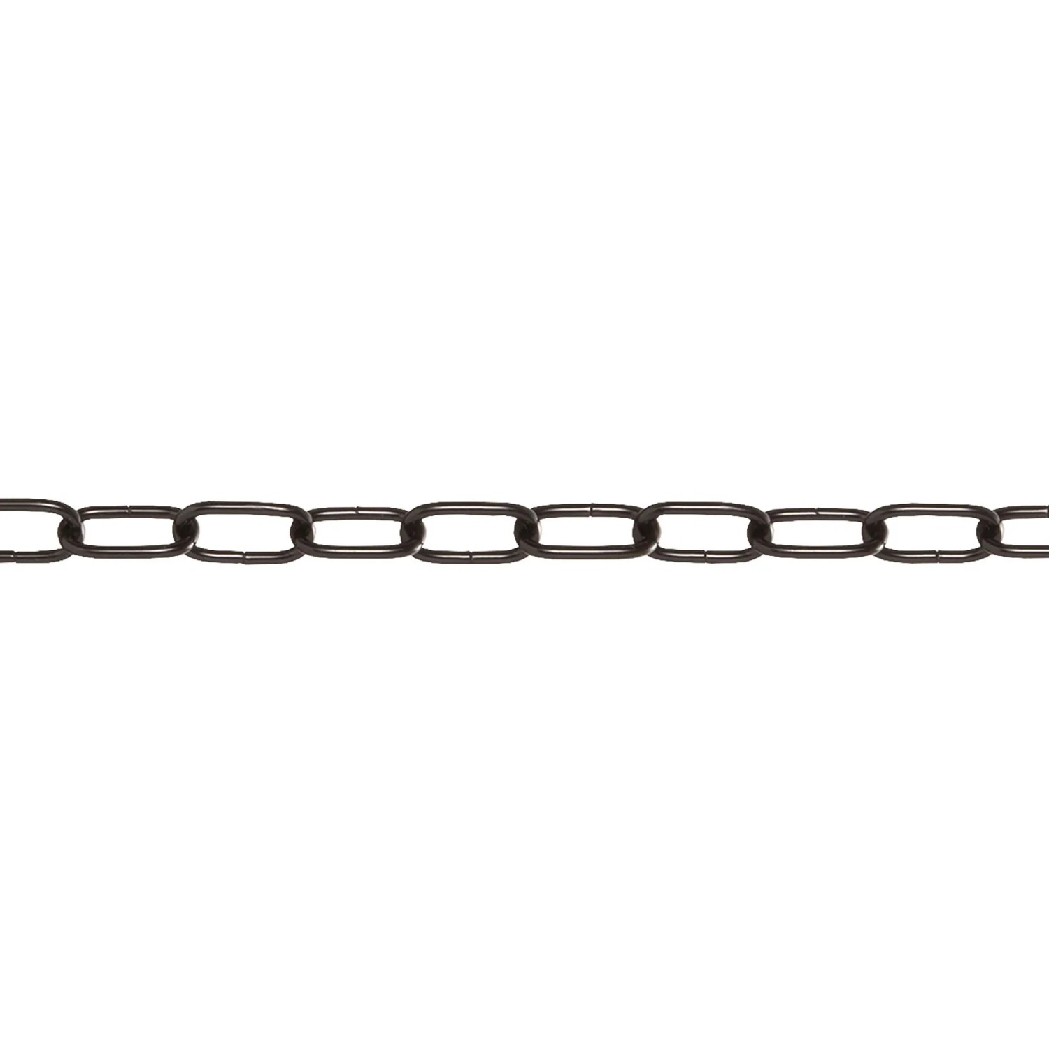 Conacord Ringkette Stahl Ø 2 mm x 16 mm Schwarz Meterware