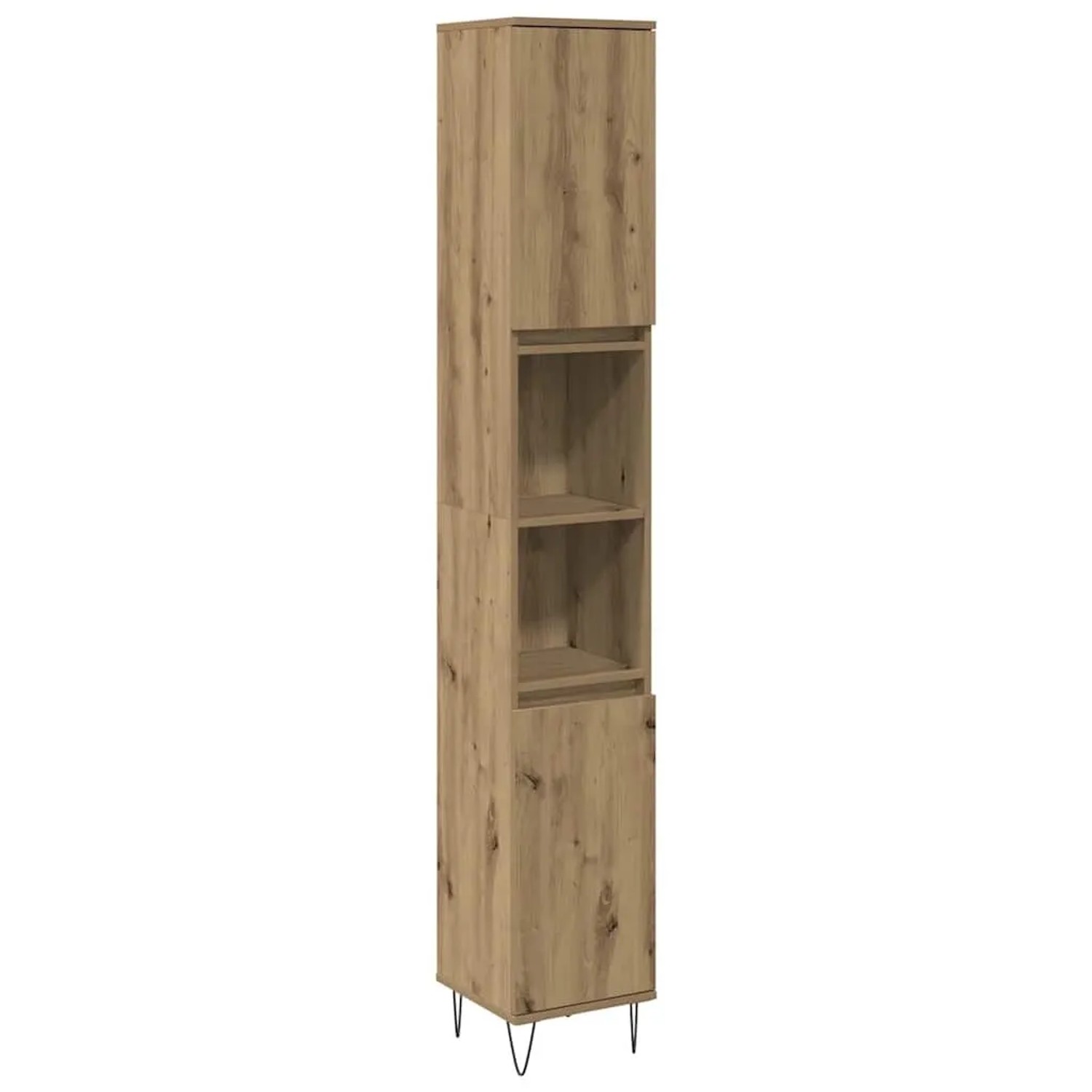 vidaXL Badschrank Artisan-Eiche 30x30x190 cm Holzwerkstoff 857203 günstig online kaufen