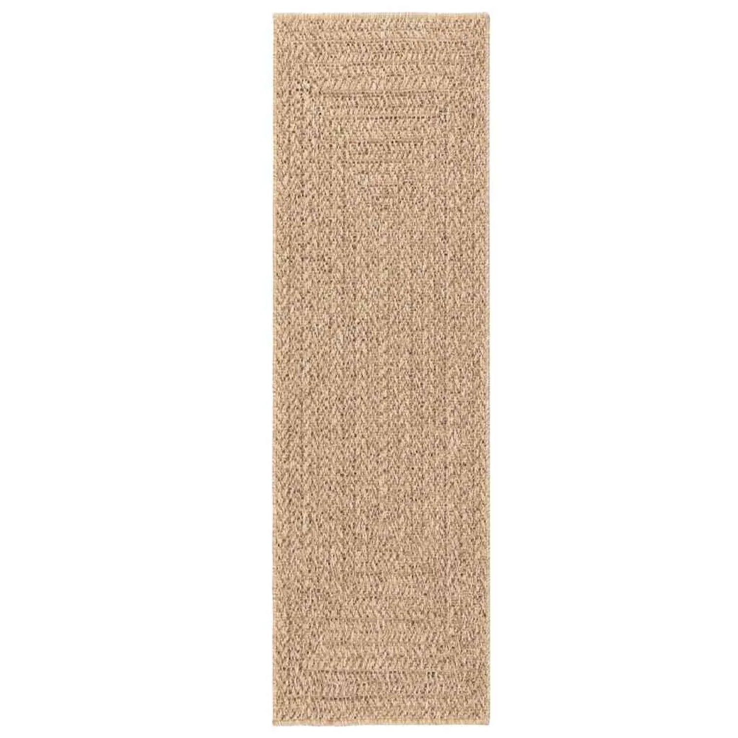 vidaXL Teppich ZIZUR 80x250 cm Jute-Optik Indoor und Outdoor 4006152 günstig online kaufen