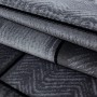 Detailansicht Ayyildiz Kurzflorteppich Plus 8007, schwarz-grau, 120x170 cm.