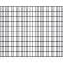 Anthrazit Doppelstabmatte 6/5/6 mm, 250x203 cm, für Gartenzäune. Robuste Zaunmatte in dunkler Farbe.