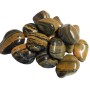 Aquagart 20kg Polierter Kiesel Glanzkies Flusskiesel Kieselsteine Gartenkies Zierkies Braun