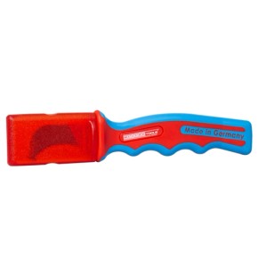 Blau-rotes WEICON Kabelmesser HD No.1000 zum schnellen Aufschneiden von Kabeln.