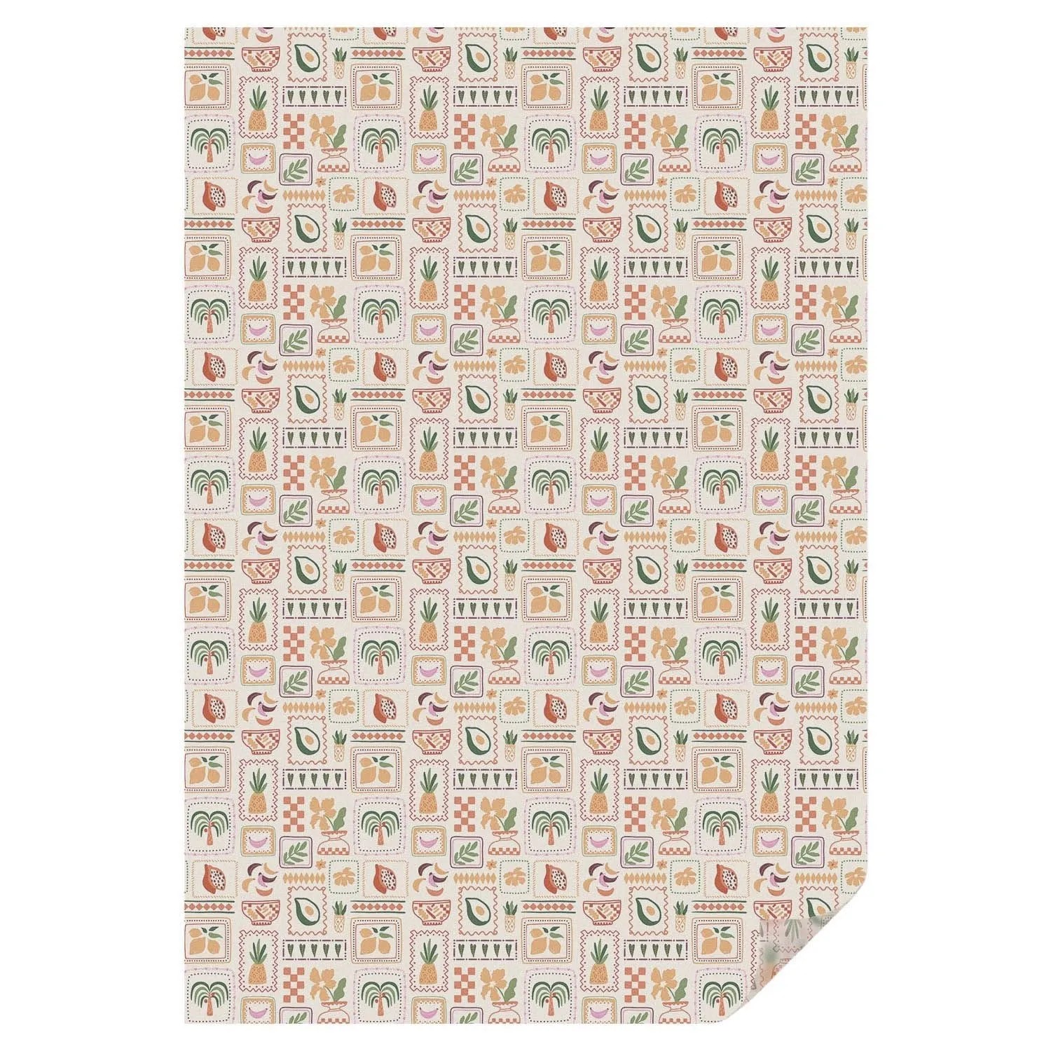 Tulup Fensterfolie Folkloristische Muster Milchglasfolie 100x146 cm Beige M günstig online kaufen