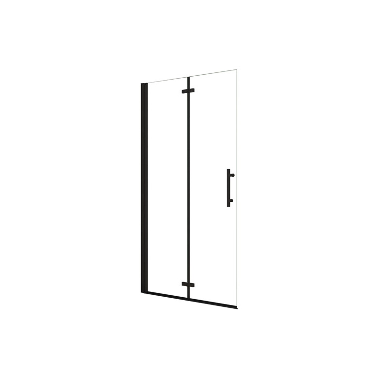 Duschparadies Walk-In Duschwand 120 x 185cm 6mm Nano Glas Duschtür Falttür günstig online kaufen