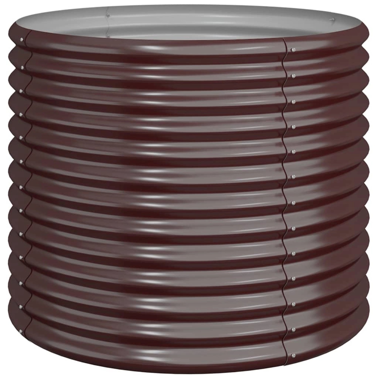 vidaXL Pflanzkübel Verzinkter Stahl 80x80x68 cm Braun 318860 günstig online kaufen