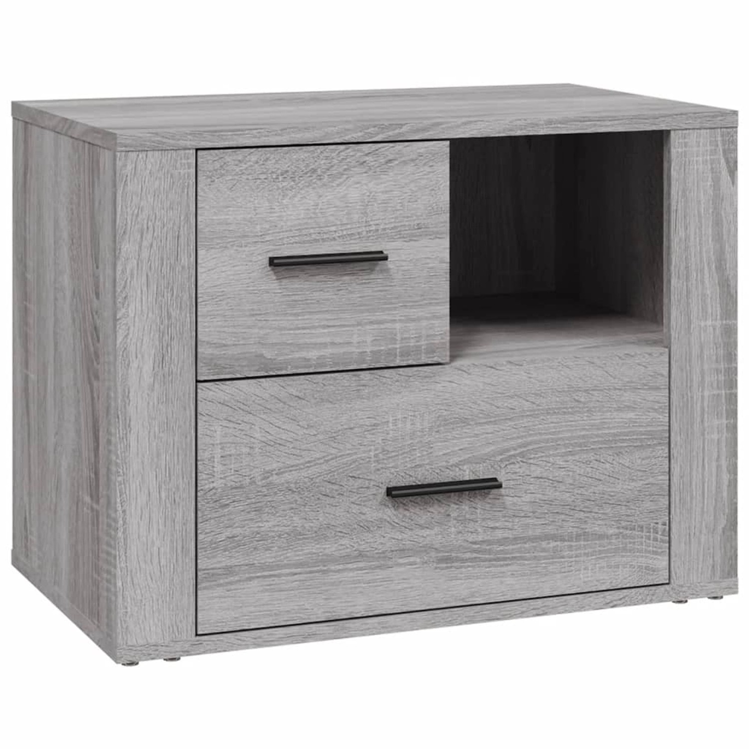 vidaXL Nachttisch Grau Sonoma 60x36x45 cm Holzwerkstoff 816742