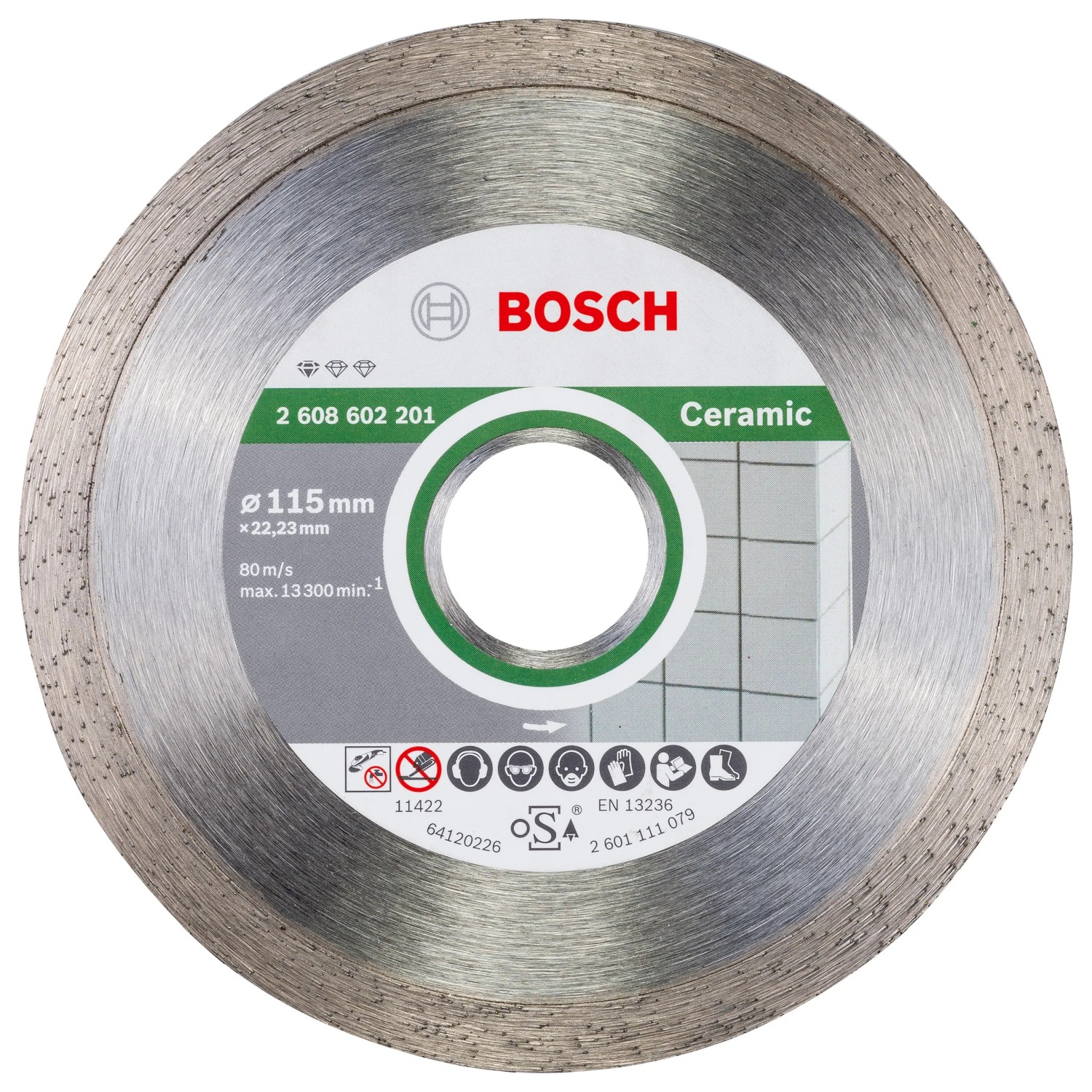 Bosch Diamanttrennscheibe Für Fliesen – Ø 110 Mm, Für Winkelschleifer, Saubere Schnitte
