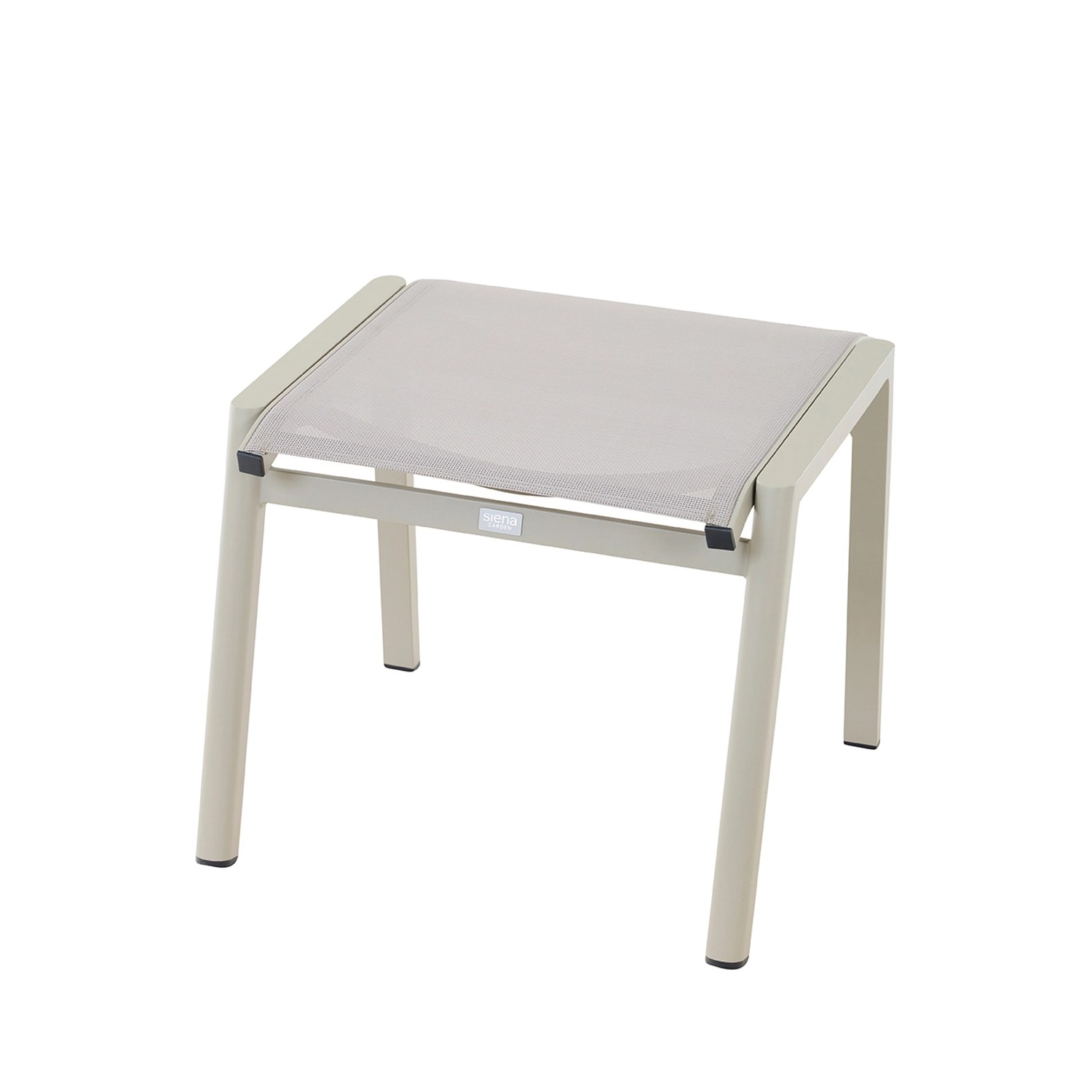 Siena Garden Hocker Bologna Seidengrau Matt 44 x 54 x 52,5 cm günstig online kaufen