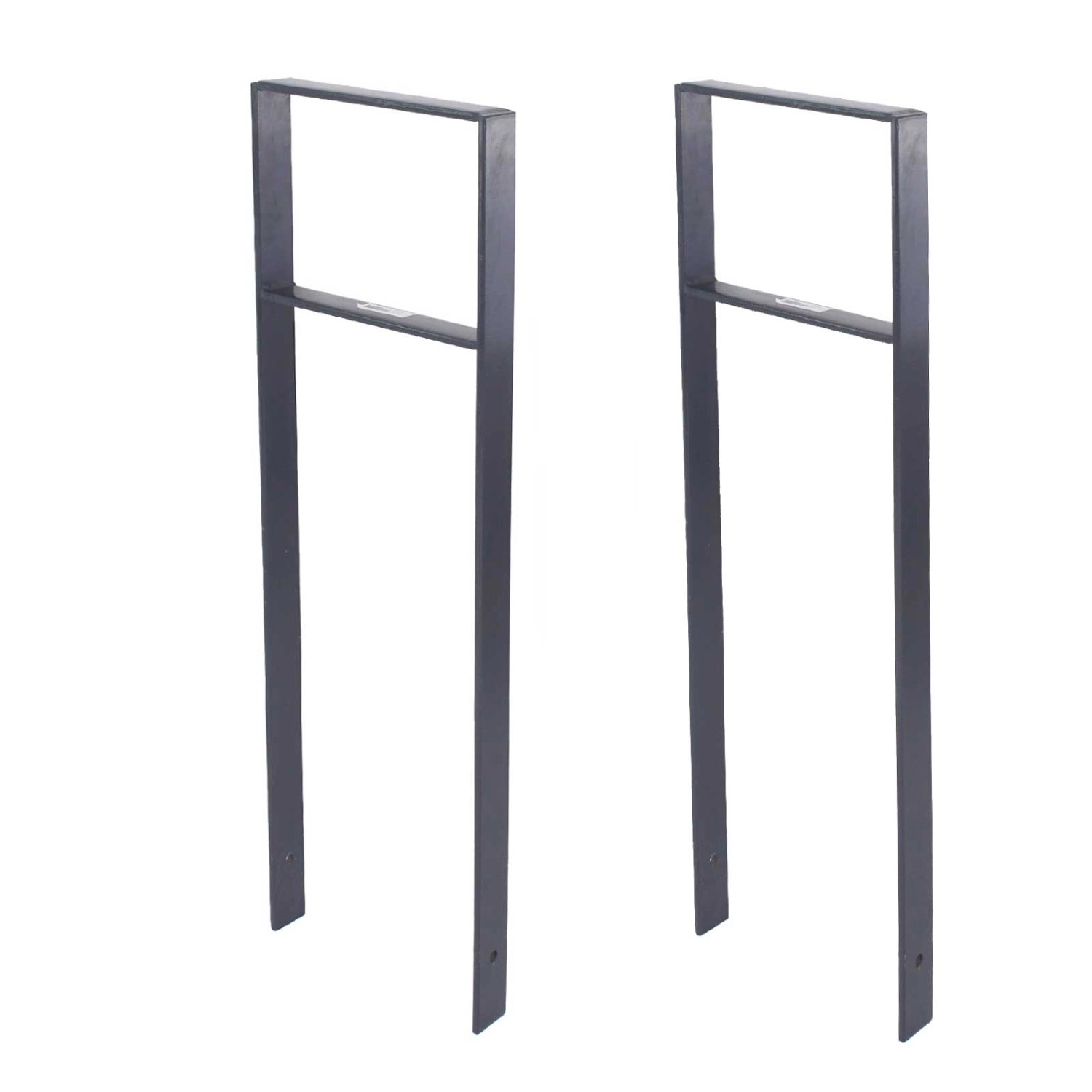 TRUTZHOLM 2x Fahrradanlehnbügel 116,5 x 39 cm Flachstahl 13 mm Anthrazit Typ H