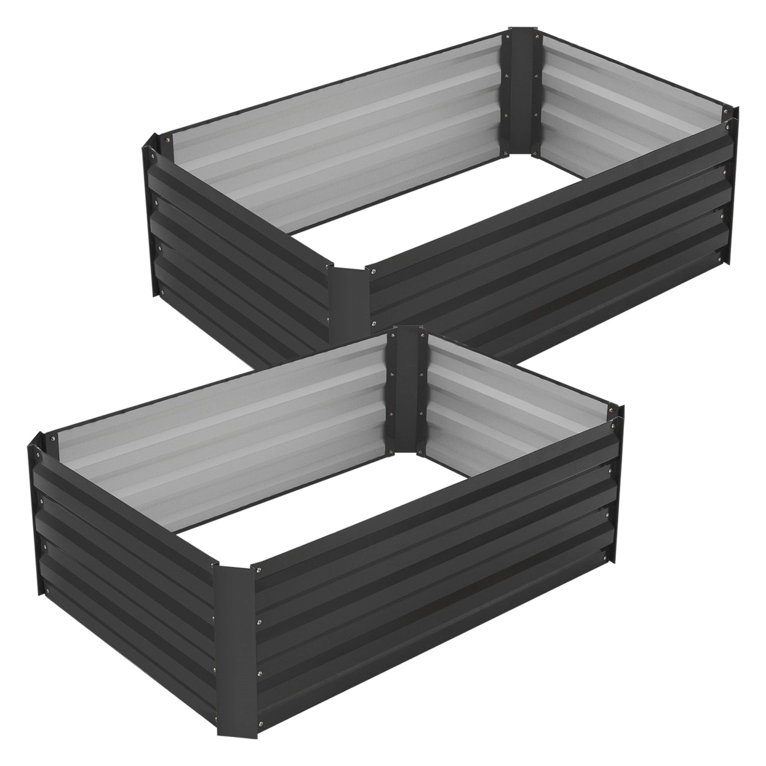 ML-DESIGN Hochbeet Pflanzkasten aus Metall für günstig online kaufen