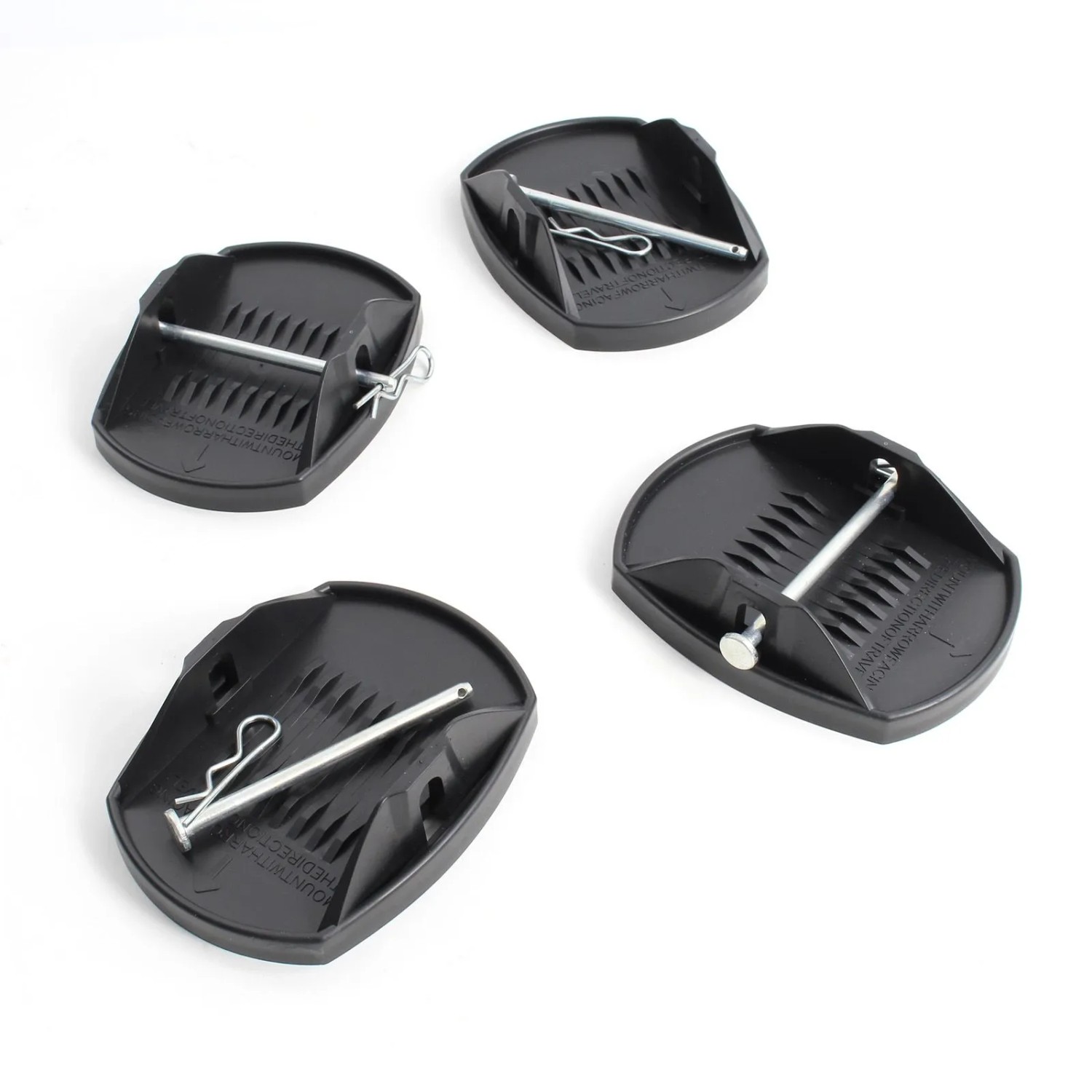 Xpotool 4X Stützplatten 180X145Mm Wohnwagenstütze Wohnwagen Anhänger Caravan