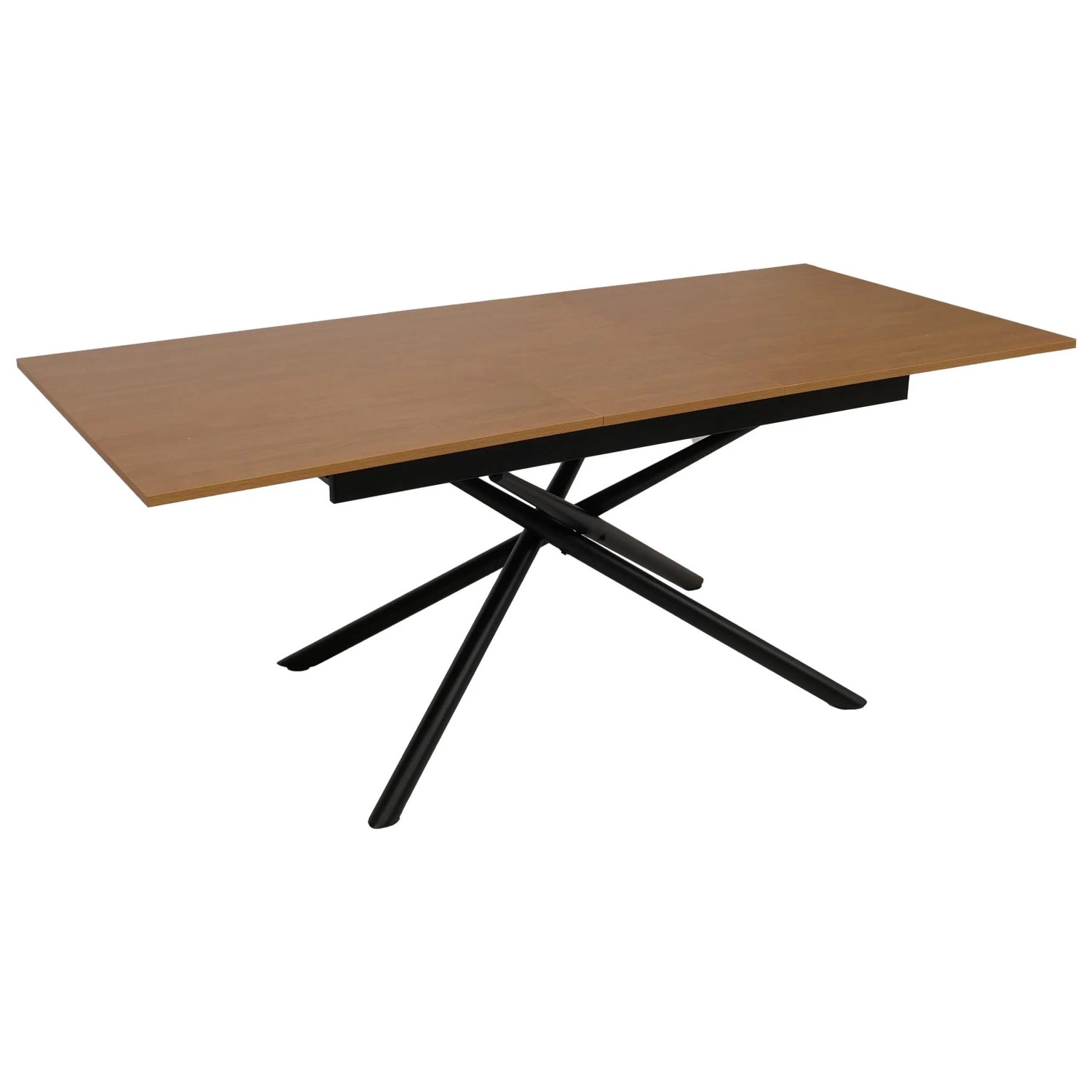 MCW Esszimmertisch O57 Walnuss-Optik 160-200x90cm